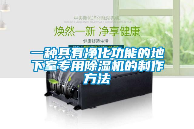 一种具有净化功能的地下室专用芭乐APP下载官网入口新版的制作方法