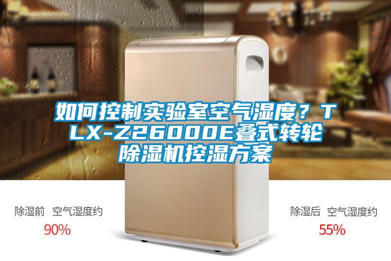 如何控制实验室空气湿度？TLX-Z26000E叠式转轮芭乐APP下载官网入口新版控湿方案