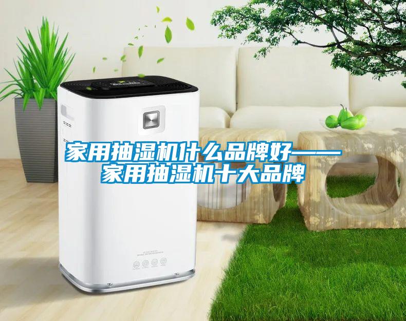 家用抽湿机什么品牌好——家用抽湿机十大品牌