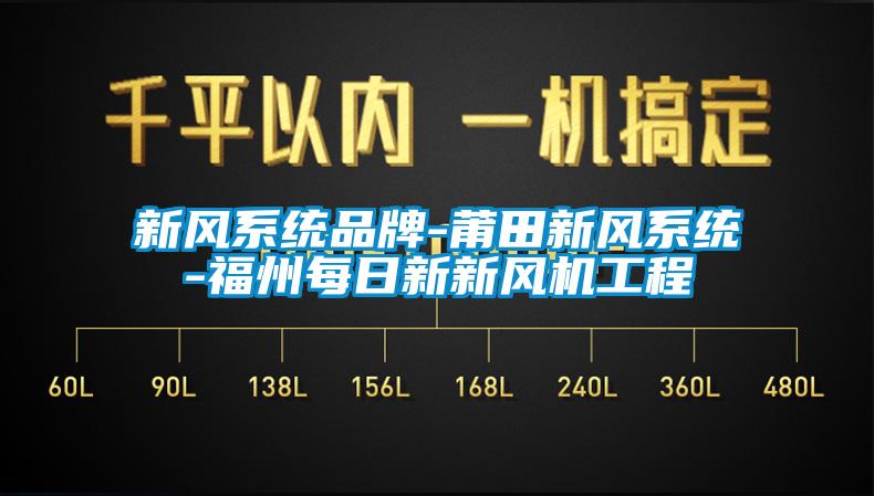 新风系统品牌-莆田新风系统-福州每日新新风机工程