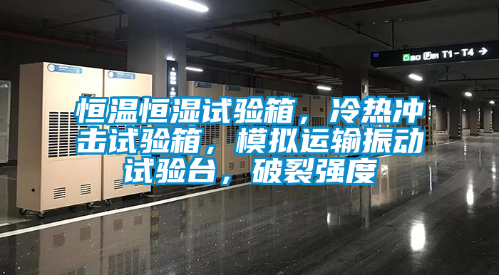 恒温恒湿试验箱，冷热冲击试验箱，模拟运输振动试验台，破裂强度