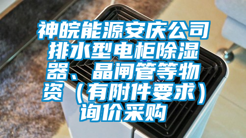 神皖能源安庆公司排水型电柜除湿器、晶闸管等物资（有附件要求）询价采购